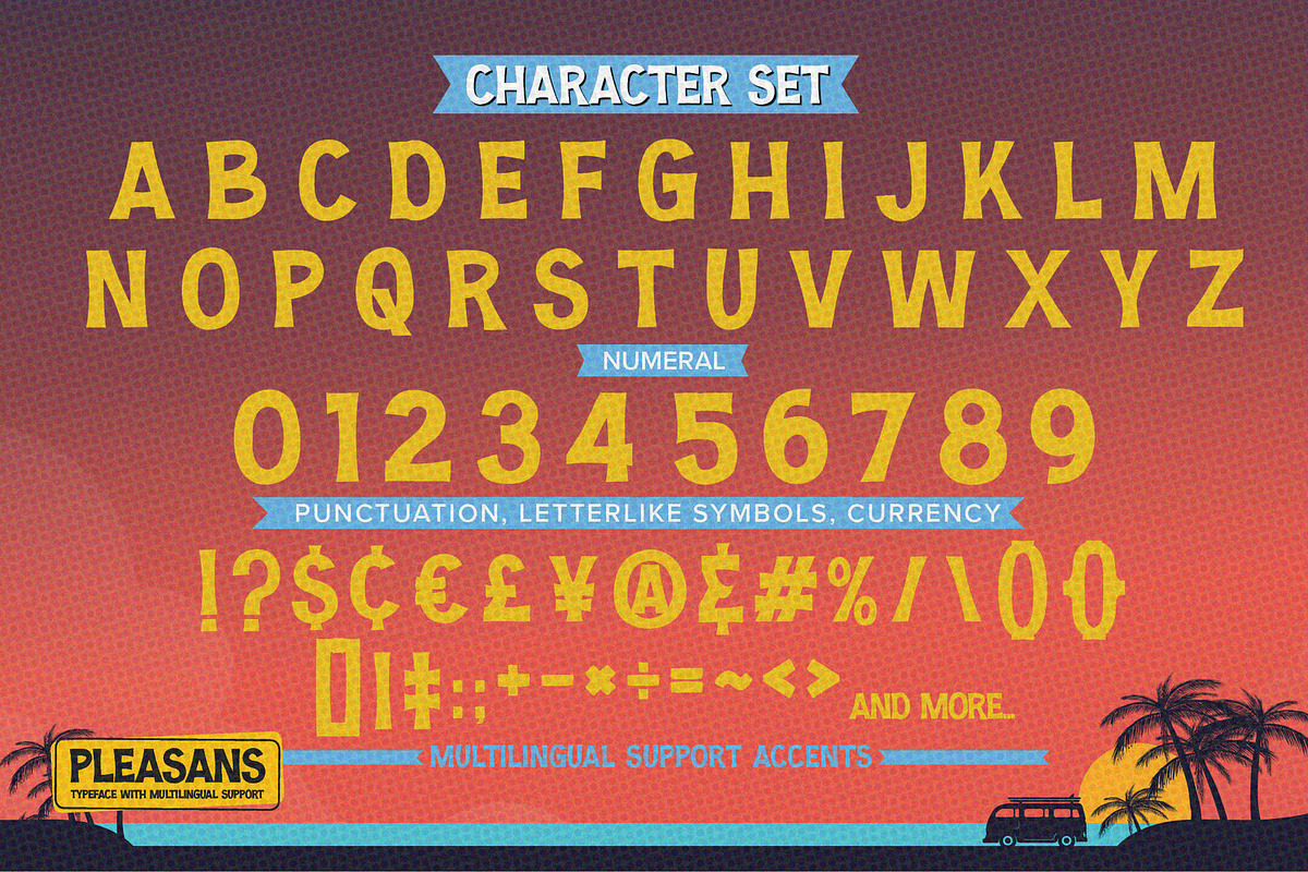Pleasans - Clean Sans Typeface, a Sans Serif Font by Gassstype (Photo 7 of 8)