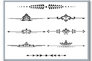 Vintage set of decorative elements, a Decorative Illustration by RODINA (Thumbnail 2 of 3)