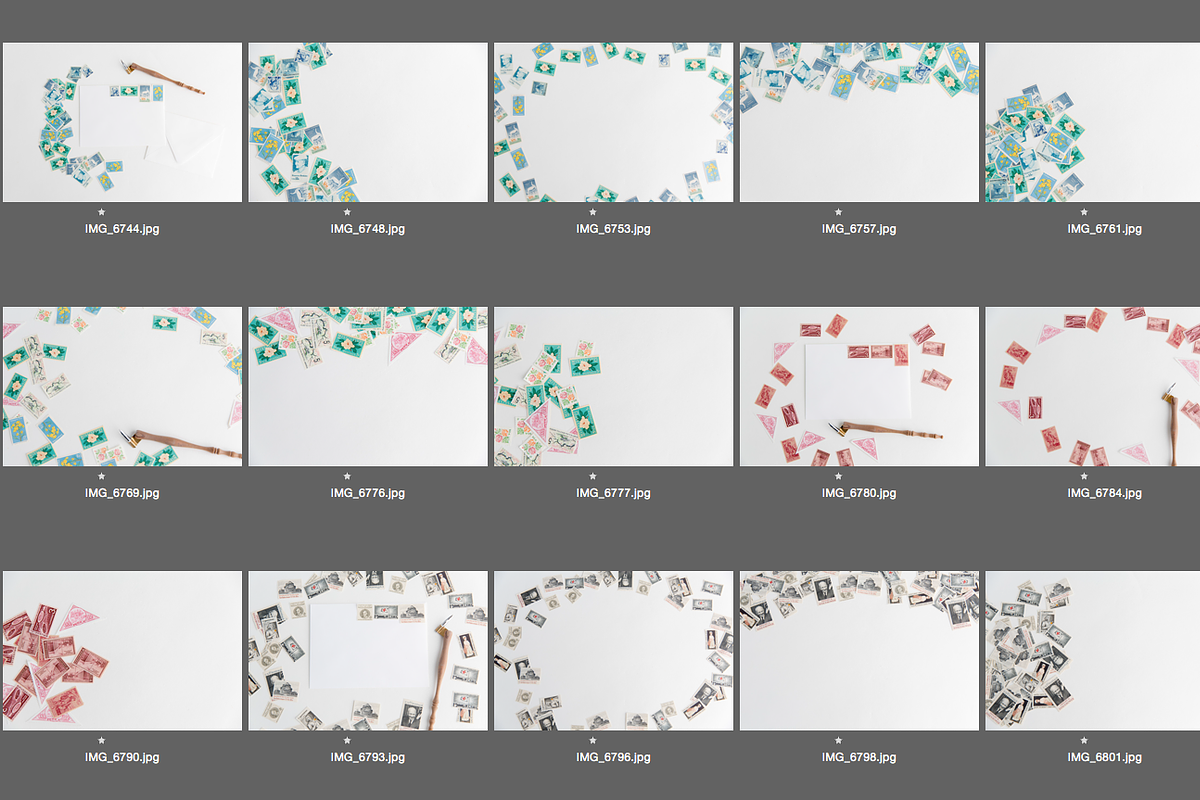 Vintage Stamp Bundle, a Print Template by Susie Design Co (Photo 2 of 2)