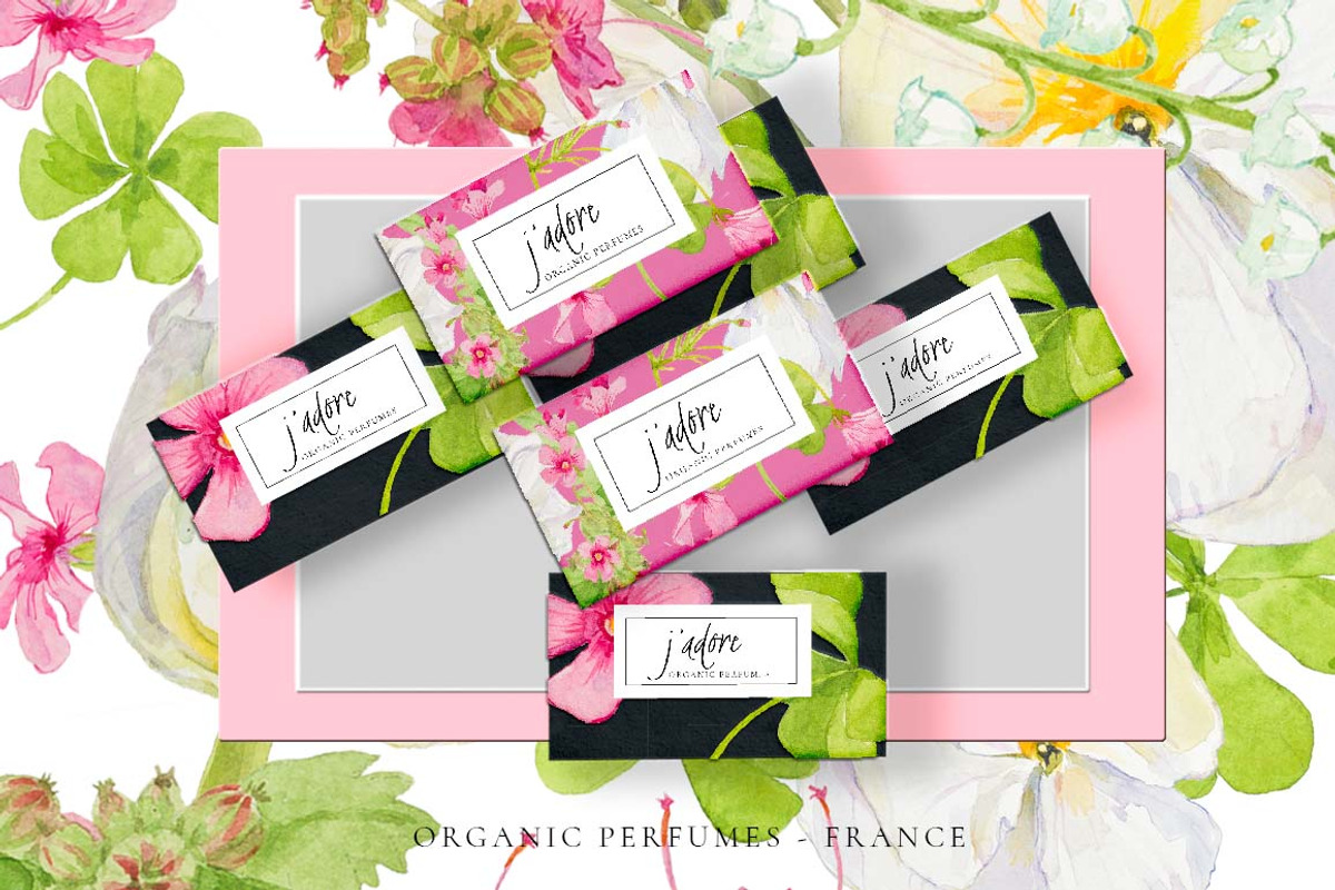 Pink&Pretty-wreaths+elements, an Illustration by watercolorwild.graphics (Photo 2 of 10)