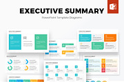 Executive Summary PowerPoint Slides, a Presentation Template by SlideOne (Thumbnail 1 of 9)