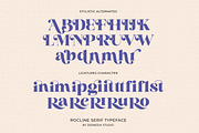 Rocline Serif, a Serif Font by zeenesia (Thumbnail 13 of 16)