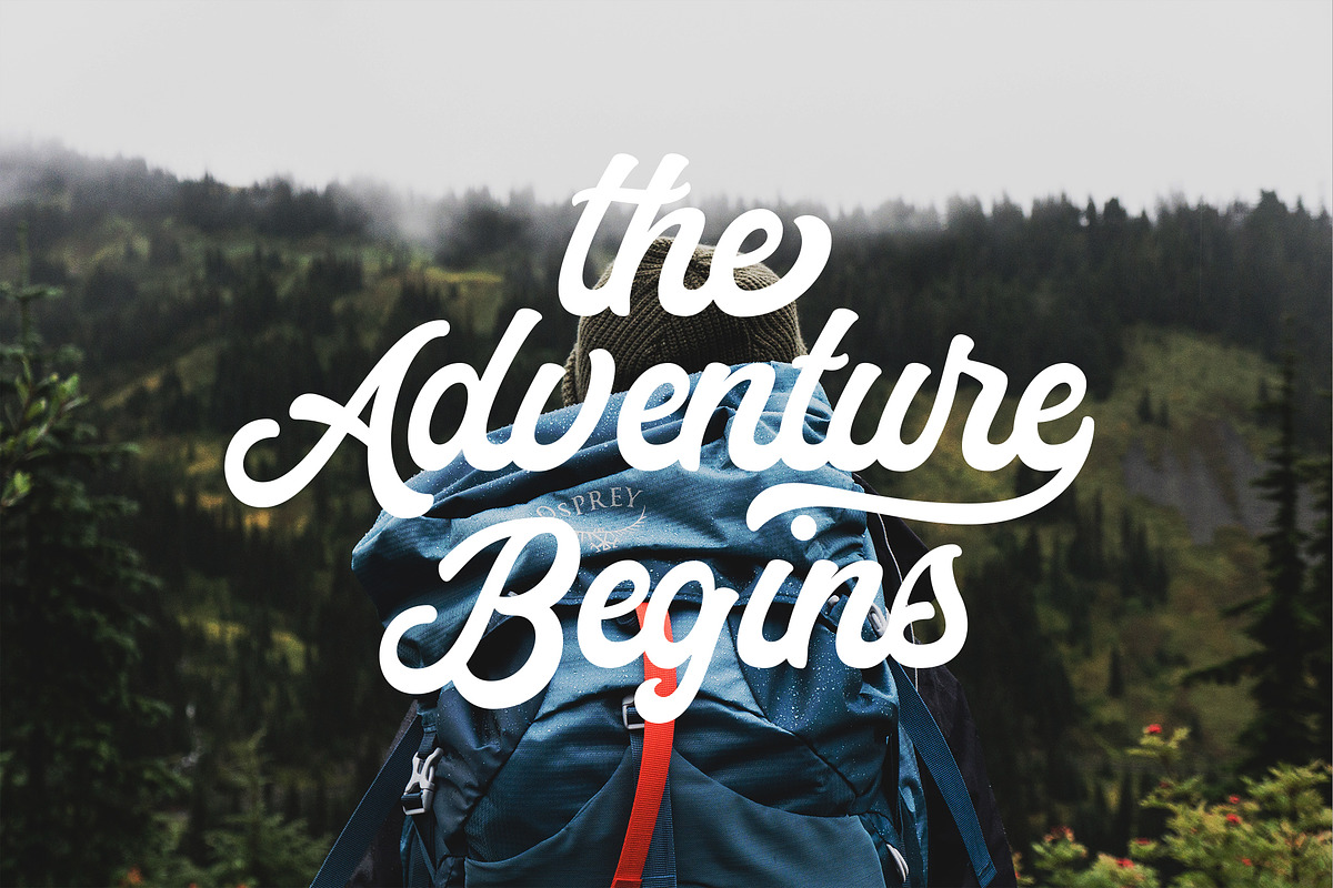 Addicted Font preview 4