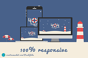 404 error - Beach - HTML template, a HTML Template by PixelGlobe (Thumbnail 2 of 5)