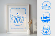 Tea Time line art, a Food Illustration by Carpet Tapete Pretzel (Thumbnail 6 of 7)