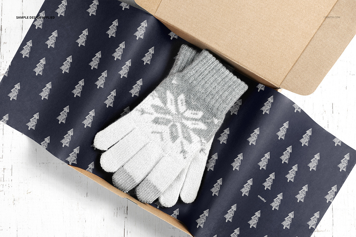 Mailer Box Tissue Paper Mockup Set, a Packaging Mockup by creatsy5 (Photo 8 of 13)