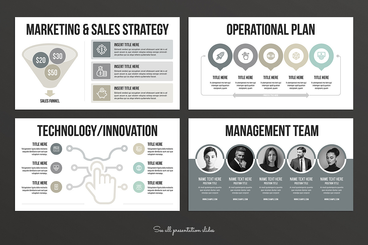 Business Plan Presentation Template, a Presentation Template by MassiveCreator (Photo 4 of 6)