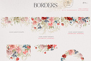 Floral Fragrance, watercolor flowers, a Texture Illustration by ollalya (Thumbnail 7 of 15)