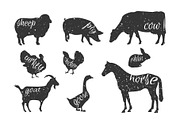 Farm animals collection., an Animal Illustration by itiir (Thumbnail 2 of 4)