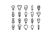 Different light bulbs illuminating, an Object Graphic by pikepicture (Thumbnail 1 of 3)