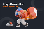 Travel and Adventure 3D Character, a Characters & Person 3D Model by orenjidesign (Thumbnail 3 of 8)