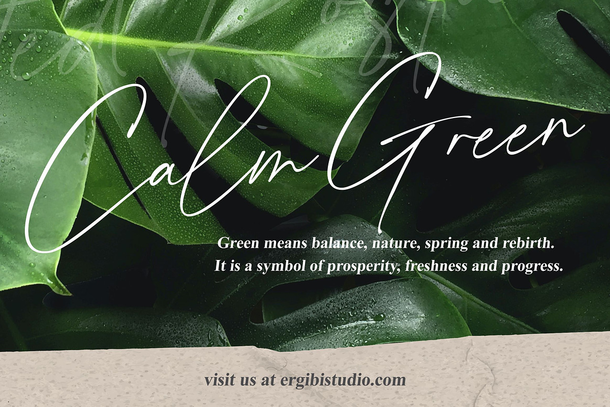 Grasted Rosta, a Script Font by ErgibiStudio (Photo 7 of 11)