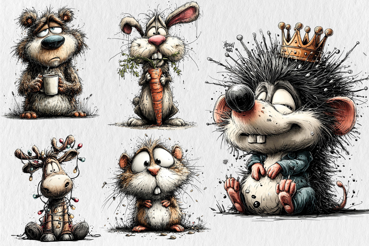 Funny Animals Clipart, an Animal Illustration by Rose Art (Photo 4 of 6)