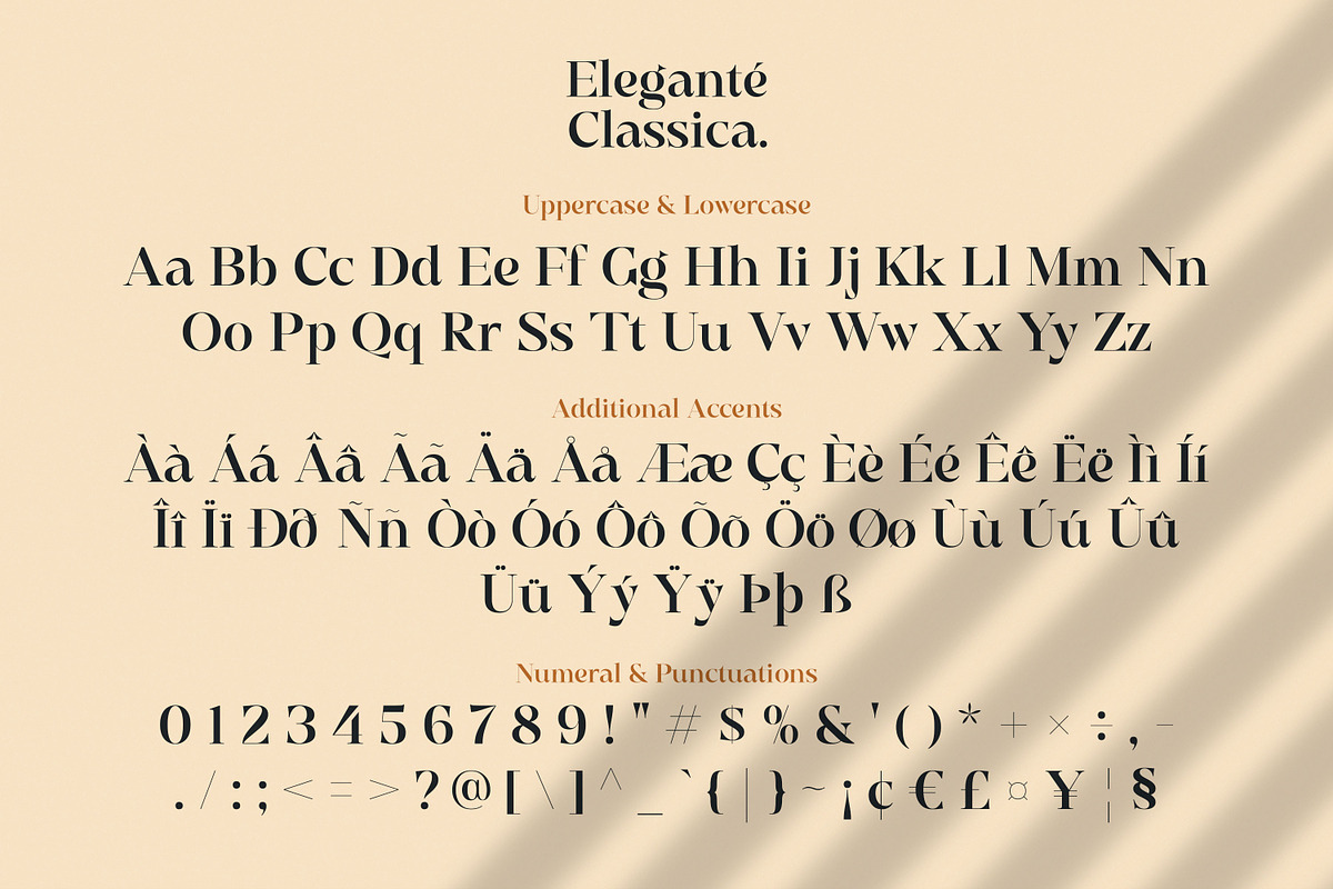 Elegante Classica - Classic Serif, a Serif Font by Mokatype Studio (Photo 11 of 13)
