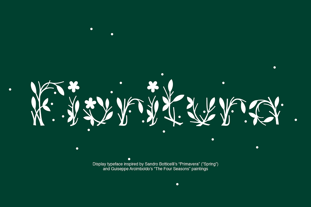 Fioritura font, a Font by Michael Rafailyk (Photo 1 of 8)