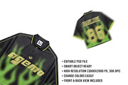 Vintage Soccer Jersey Mockup PSD, a Shirt Mockup by std.badboy (Thumbnail 4 of 4)