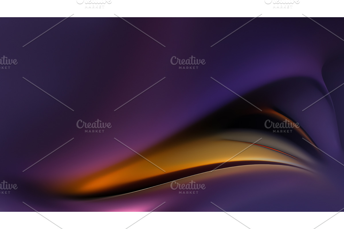 Colorful Abstract Background With, an Illustration by BazziBa♥