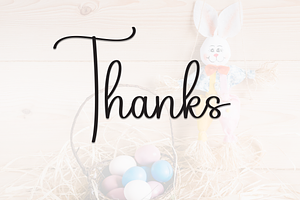 Easter Bunny Script Font