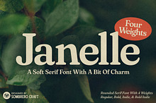 Janelle | Soft Serif Font