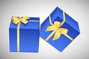 Blue Gift Box vector illustration, an Object Graphic by Ghagra (Thumbnail 1 of 4)