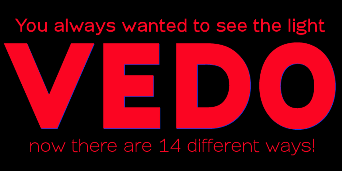 Vedo, a Sans Serif Font by Wiescher-Design (Photo 1 of 8)
