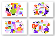 10 VR Shopping Illustration, a Technology Illustration by denayunebgt (Thumbnail 3 of 4)