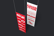 Exhibition Flag Banner Mockup, an Advertising Mockup by DSNA Mockup (Thumbnail 4 of 5)