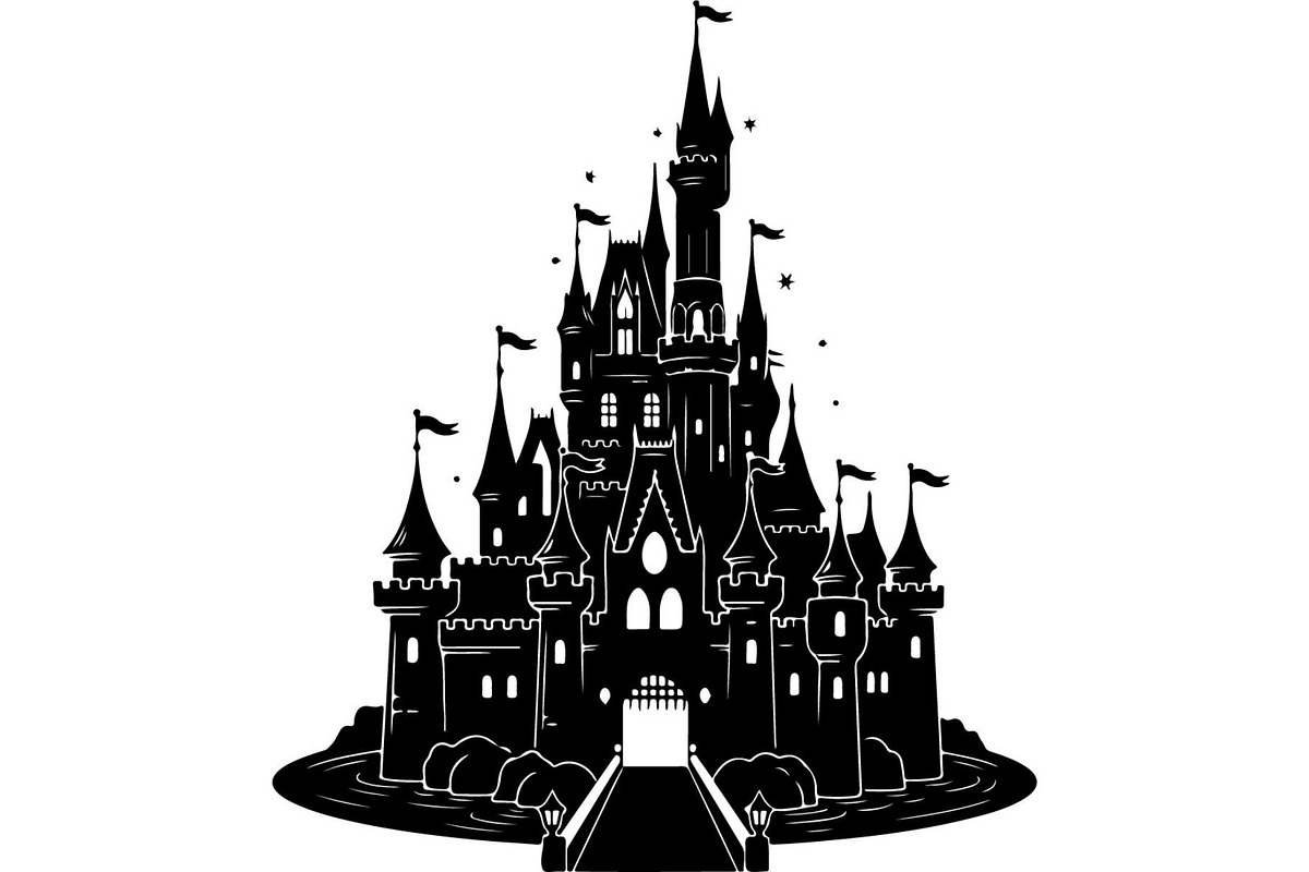 Fantasy Castle Silhouette, an Object Graphic by Creativeshirt (Photo 11 of 20)