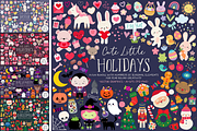 Cute Little Holidays Graphics Bundle, an Object Graphic by PixelPaperPrints (Thumbnail 1 of 16)
