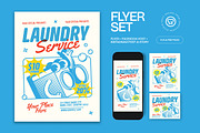 Laundry Service Flyer, a Flyer Template by graphicook (Thumbnail 1 of 3)