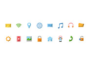 Digital Media Icons Set, an Object Illustration by studiogstock (Thumbnail 2 of 3)
