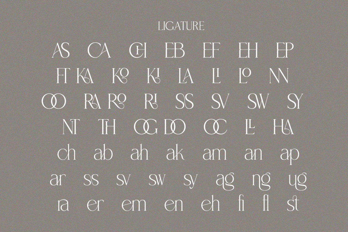 Latqira - Modern Elegant Luxury, a Serif Font by Qweera Studio (Photo 11 of 12)