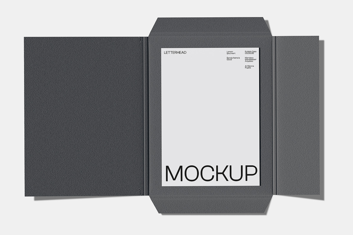 Letterhead Mockup Pack, a Product Mockup by Neermana (Photo 7 of 12)