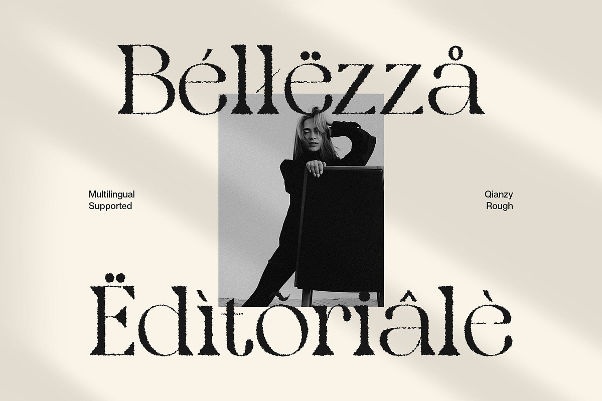 Qianzy Rough, a Serif Font by Craft Supply Co. (Photo 4 of 8)