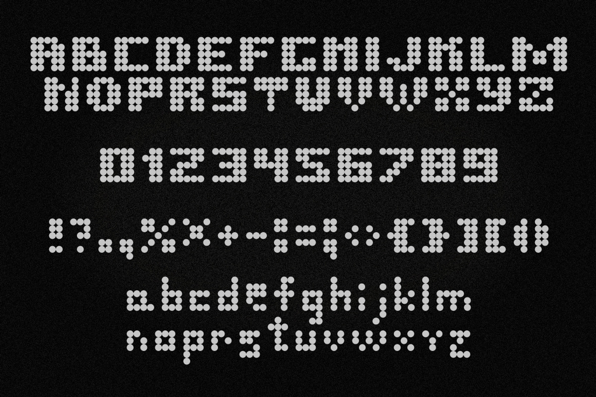 Dot Font preview 2