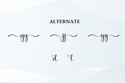 Yesterday | Script Font, a Handwritten Font by Scratchones (Thumbnail 8 of 9)