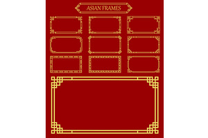 Asian Frames And Borders