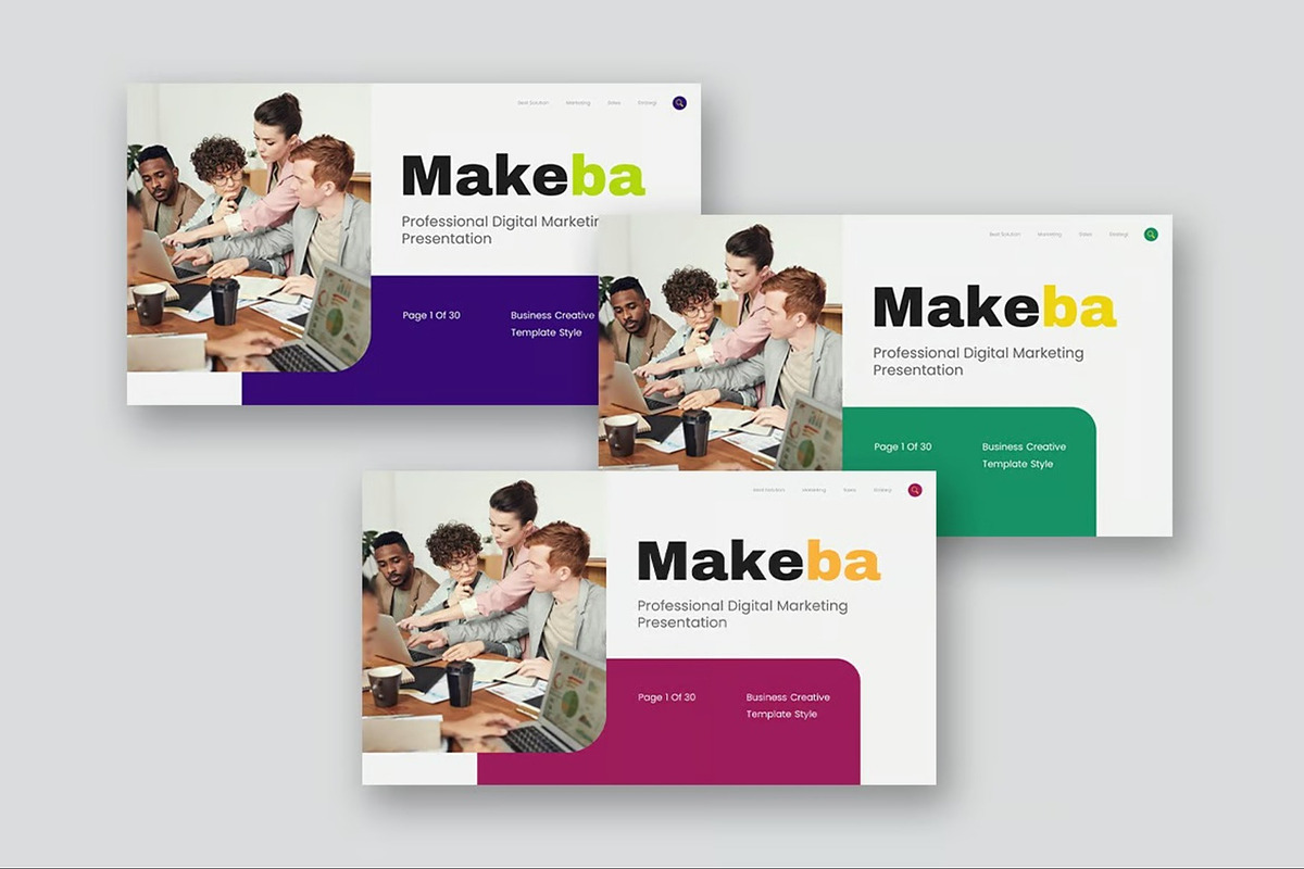 Digital Marketing Google Slides, a Presentation Template by Fit-tee (Photo 4 of 10)