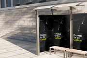 Bus Stop Billboard 2 Mockup, an Advertising Mockup by SLAB! Design (Thumbnail 3 of 7)