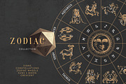 Astrology Zodiac Collection, a Decorative Illustration by Chewie Co (Thumbnail 1 of 15)