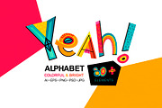 Yeah! - alphabet & set of words, an Object Graphic by Alextanya (Thumbnail 1 of 8)