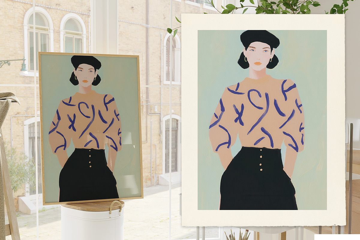Mode et Muses Modern Wall Art