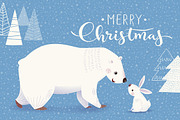 Christmas card designs, a Background Graphic by Giraffarte (Thumbnail 5 of 9)