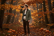 30 Autumn Bokeh Digital Backdrops, a Background Graphic by 3Motional (Thumbnail 13 of 18)