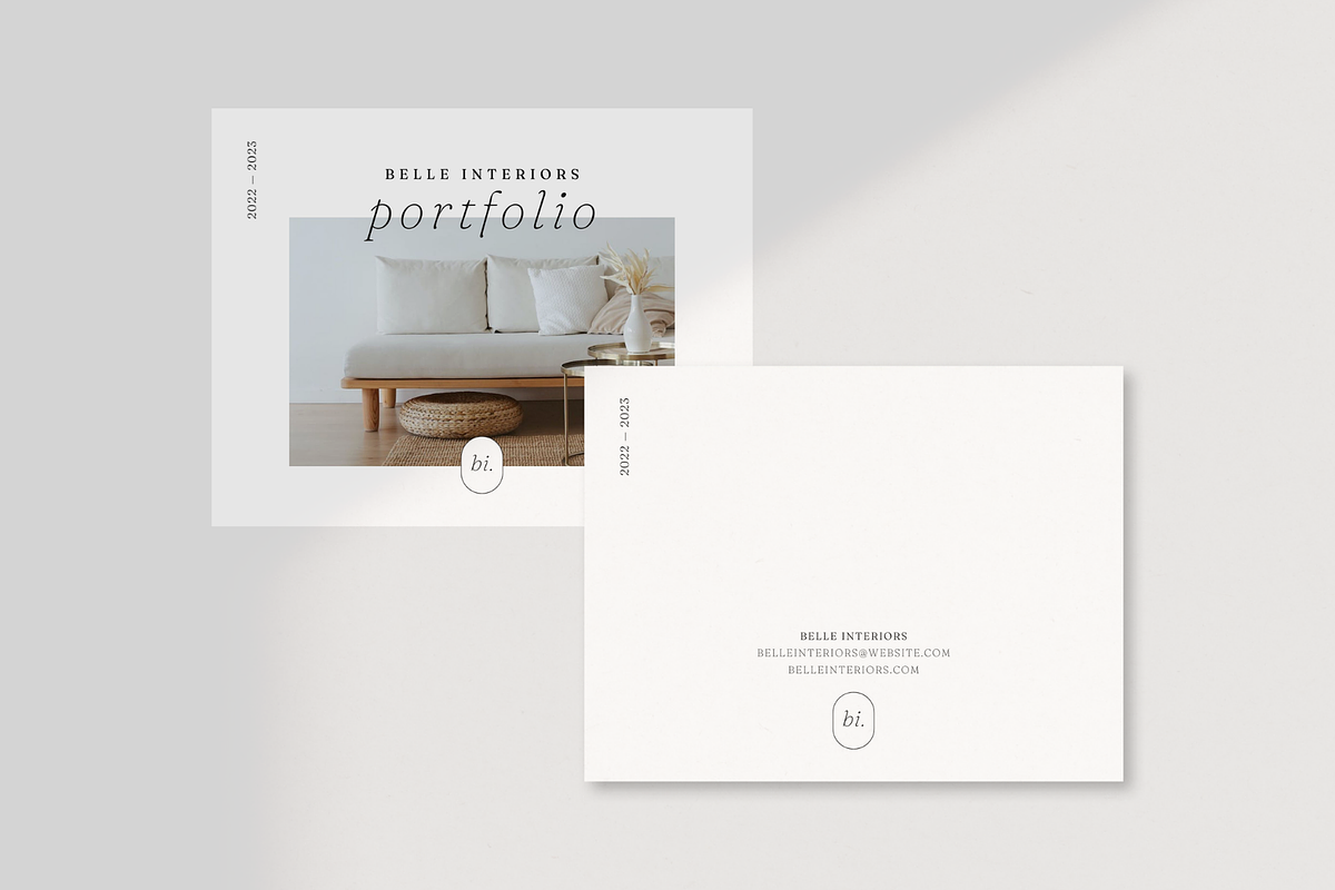 Interior Design Portfolio Canva, a Presentation Template by ...