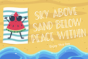 Summer Beach Sunny Display Typeface, a Font by Creatype Studio (Thumbnail 3 of 8)