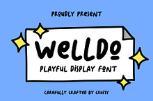 WELLDO - Playful Display Font
