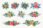 Big Christmas Set, a Decorative Illustration by Watercolor by Tonia Tkach (Thumbnail 3 of 8)