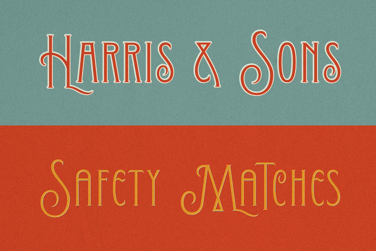 Conserta - Vintage Display Font preview 6