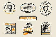 Modern Vintage Label and Badges, a Branding & Logo Template by ehaezer (Thumbnail 3 of 5)